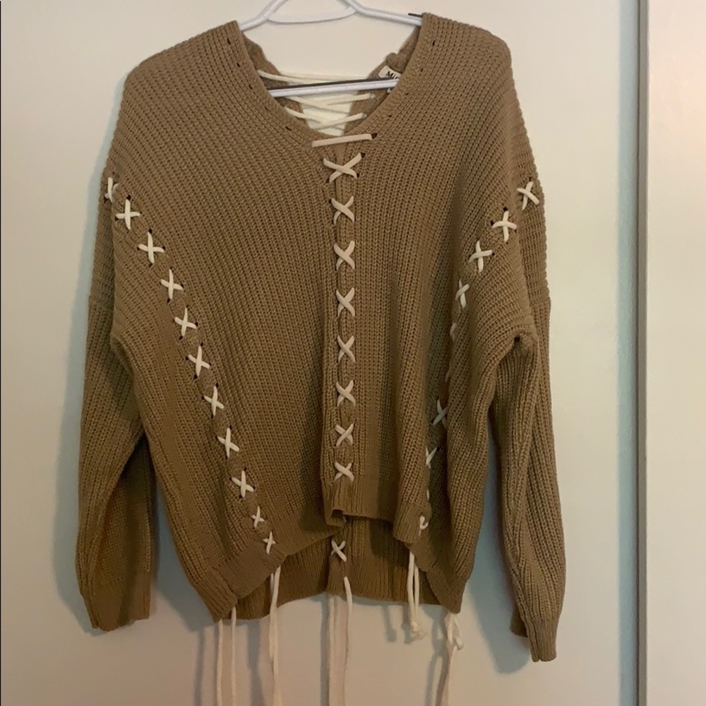 Tan Forever 21 sweater